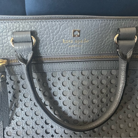 Gray Kate Spade satchel - Picture 5 of 7